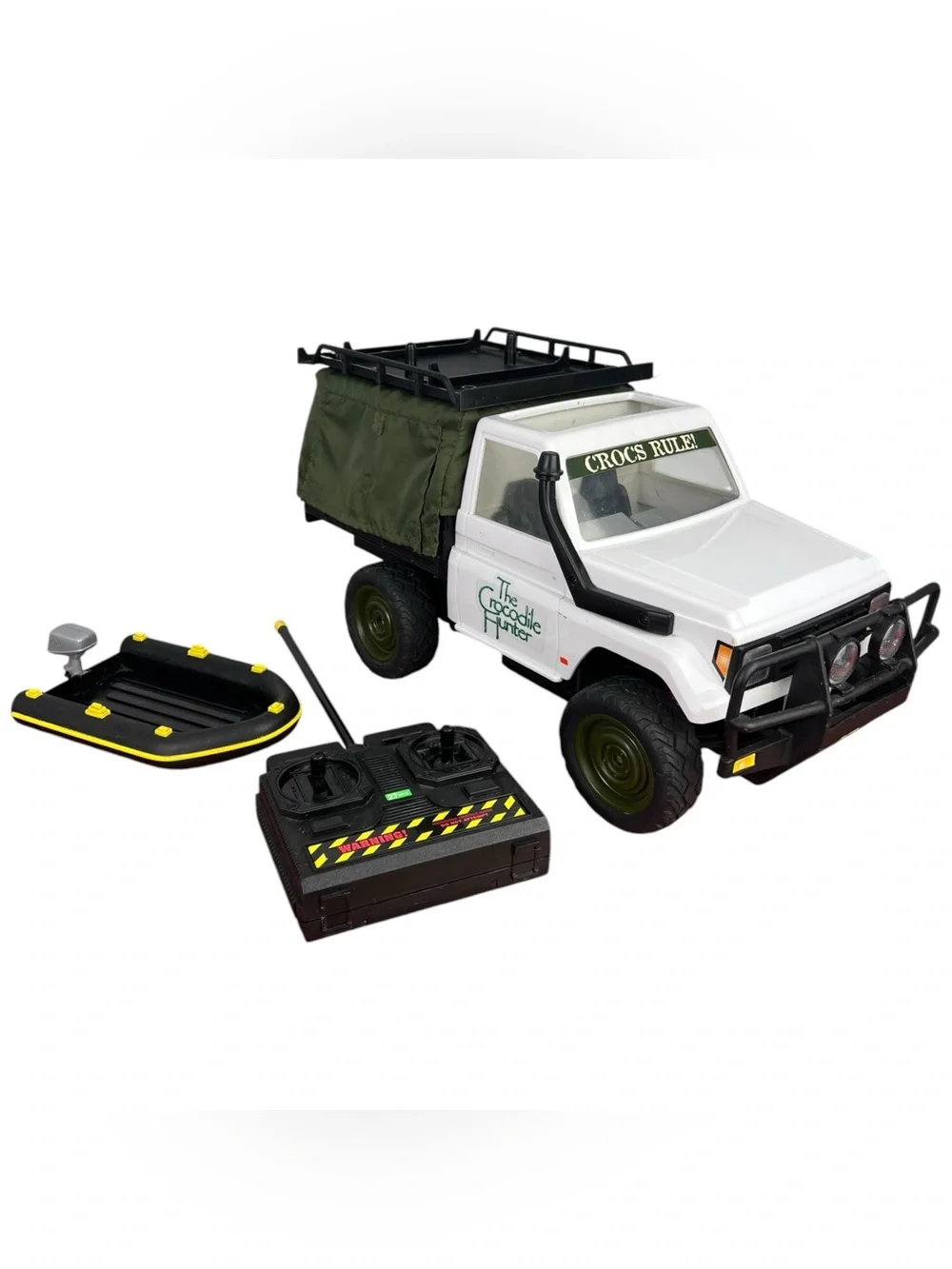 Vintage Radio Shack Crocodile Hunter Steve Irwin Outback RC Truck Tested/Works